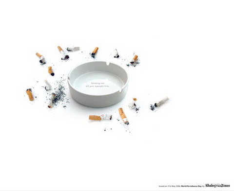 Anti-Smoking - Smoking can kill your eyesight first
